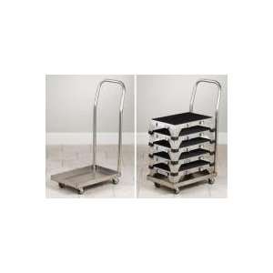  Clinton Stainless Steel Transport Cart for Stackable Step 