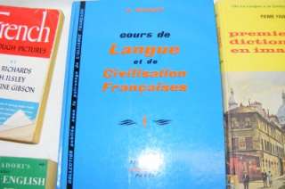 11 Vintage Foreign Language Books   French, Italian, Japanese, Spanish