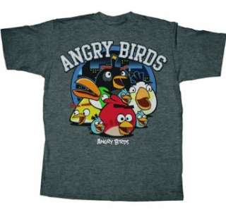  Angry Birds Circle Night Mens T Shirt Clothing