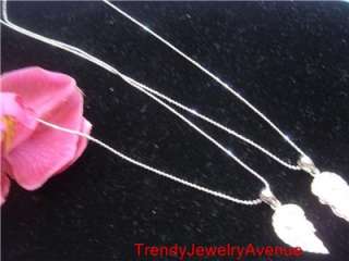 Necklaces Pink heart BFF Best friend friendship  