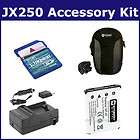 fujifilm jx250 camera accessory kit by synergy charger memory card