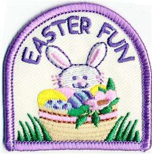 boy girl EASTER FUN BUNNY Patches Crests SCOUT/GUIDES  
