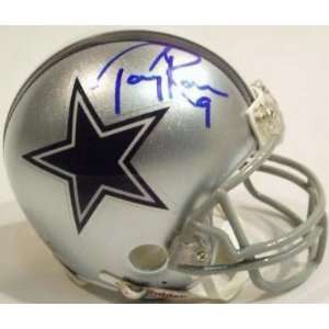 Tony Romo Dallas Cowboys Autographed Riddell Mini Helmet