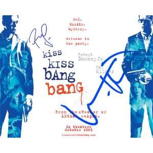 Val Kilmer & Downy Jr Kisskissbangbang Autographed Signed reprint 