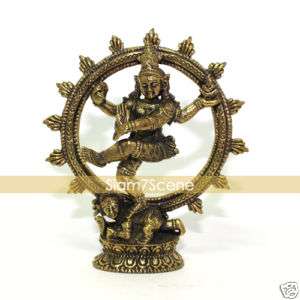 Shiva Siva Nataraj brass statue sculpture hindu god  