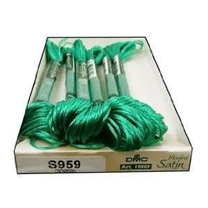  DMC Satin Embroidery Floss Chlorophyll Green (6 Pack) Pet 