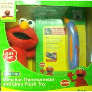  Elmo Ear Thermometer and Elmo Plush Toy 