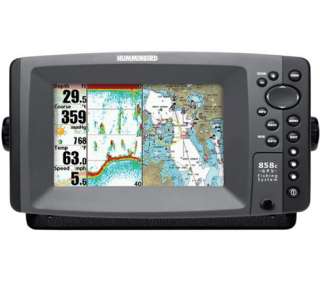 Humminbird 858C Combo 407810 1 Fishfinder External GPS Combo New 