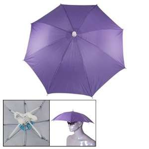   Sports Fishing Purple Rain Shade Umbrella Hat