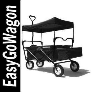 98041951 Amazoncom Black Folding Utility Cart Wagon Cart  