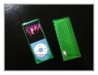 GREEN Silicone Skin Case Cover iPod Nano 5G 5G 5th Gen  