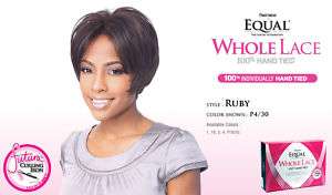 FreeTress Equal WHOLE Lace Wig Ruby #1  