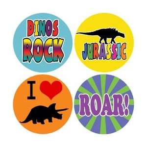   Pinback Button 1.25 Pins / Badges ~ Dinosaur Jurassic Fossil Love