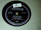 EMIL DEWAN QUINTONES MERCURY 5537 POP JAZZ VOCAL 78 RPM  