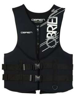 2012 OBrien Mens Traditional Neoprene Vest Life Jacket Black 2XL 48 
