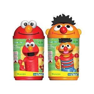   NEX Kid Sesame Street Building Sets   Ernie and Elmo: Toys & Games