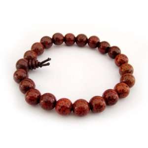 9mm Bodhi Seed Beads Yoga Meditation Wrist Japa Mala Rosary Bracelet