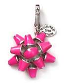    Juicy Couture Limited Edition Hot Pink Bow Charm 