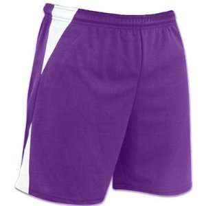  Champro Youth DRI GEAR Athletic Shorts PUR/WHI   PURPLE 