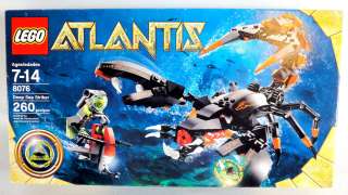 New LEGO Atlantis Deep Sea Striker 8076 Fast Shipping  