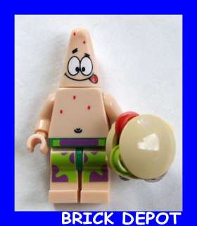 Lego Minifig SpongeBob SquarePants Patrick Crabby Patty  