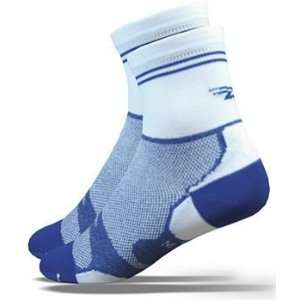  Defeet Levitator Lite Socks   Royal/White 09 Sports 