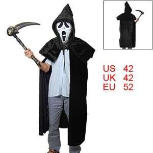  Reaper Scythe Sickle Halloween Costume Long Black Cape Toys & Games
