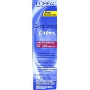  LOreal Excellence Creme Color # 6.3 Light Golden Brown 1 