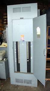 Square D I Line Panel Board 225 Amp 48 Space w Breakers  