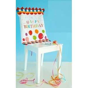   Birthday Party Decoration Chair Cover with Happy Birthday Home