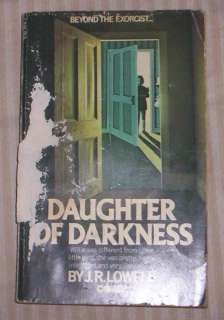 Daughter of Darkness by J.R. Lowell pb book  
