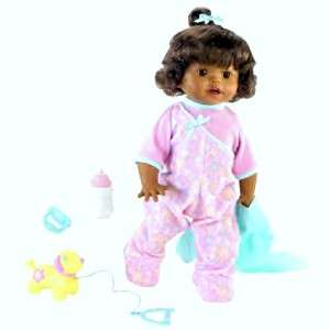 LITTLE MOMMY *WALK & GIGGLE* AFRICAN AMERICAN DOLL ~NEW  