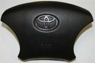 2004   2010 TOYOTA SIENNA BLACK DRIVER WHEEL OEM AIRBAG  