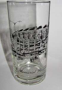 Busch Memorial Stadium St. Louis Limited Edition Glass 1978  