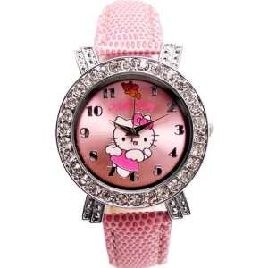  Sanrio Hello Kitty Crystal WristWatch Wrist Watch 