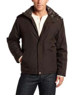  London Fog Mens Bradford Hipster With Pile Top Collar 
