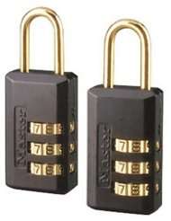 Master Lock 646T Set Your Own Combination Luggage Lock, 13/16 Inch, 2 