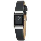 Citizen EW9215 01E Eco Drive Stainless Steel Black Leather Strap Watch