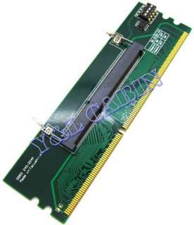 DDR3 Laptop SO DIMM to Desktop DIMM Memory RAM Adapter  