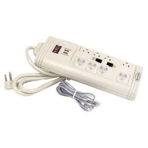   Line Surge Protector; 8 Outlet; 1214 Joules; 35k Warranty Electronics