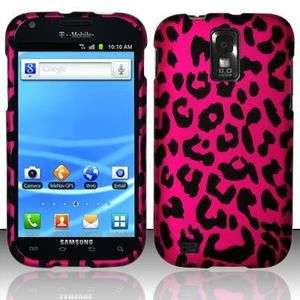Samsung Galaxy S2 SII (T989 for T Mobile) Design Case (Pink Leopard 