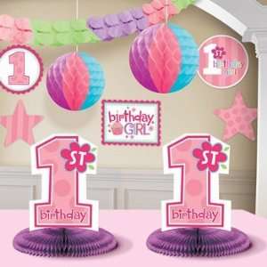    1st Birthday Girl Decorating Kit Party Supplies Toys & Games