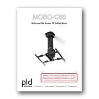 Motorized Remote Control TV Ceiling Mount Lift/Pan/Tilt PLD Studios 