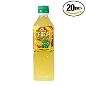 Aloe Vera King Juice, Orange, 16.9 Ounce Bottles (Pack of 20)  