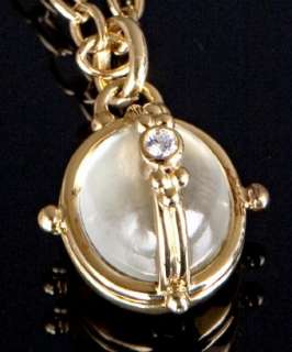 Temple St. Clair moonstone and diamond locket necklace   up to 