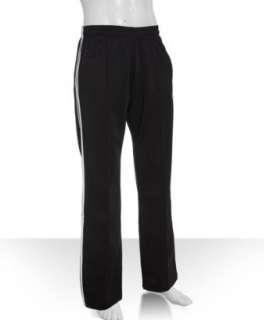 Fred Perry black cotton Twin Tape track pants   