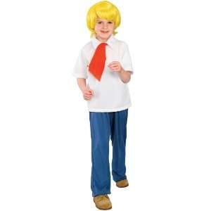   By Rubies Costumes Scooby Doo Fred Child Costume / White   Size Small