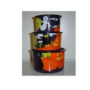 Tupperware Halloween 3 pc. Canister Set 