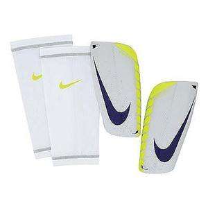 Nike MERCURIAL LITE Shin Guard Slip Shield NEW SILVER/GREEN  