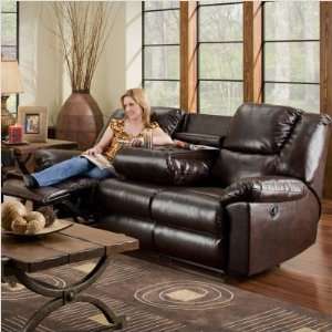 Bundle 61 Amalfi Reclining Leather Sofa with Drop Down 